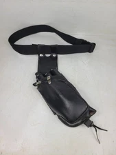 Vintage Ben Pearson Black Leather Hip Belt Quiver Bag 8330-0