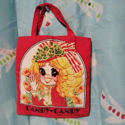 Candy Candy Tote Bag Vintage Showa Era Japanese Fancy Collectible Bag