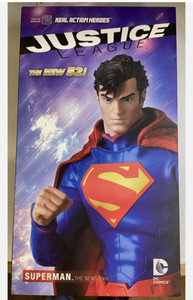 1/6 SUPERMAN JUSTICE LEAGUE NEW 52 Ver 12” FIGURE Medicom REAL ACTION HEROES MIB