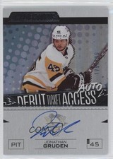 2023 Upper Deck Credentials Debut Ticket Access 179/299 Jonathan Gruden Auto 1q2