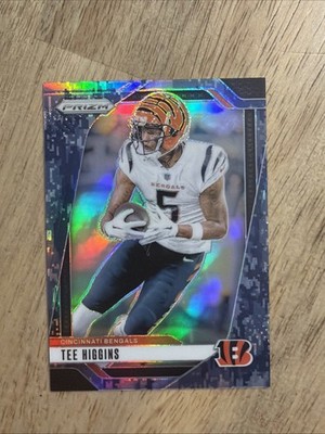Tee Higgins 2024 Panini Prizm #58 Navy Camo Prizm /25 Cincinnati Bengals # Match