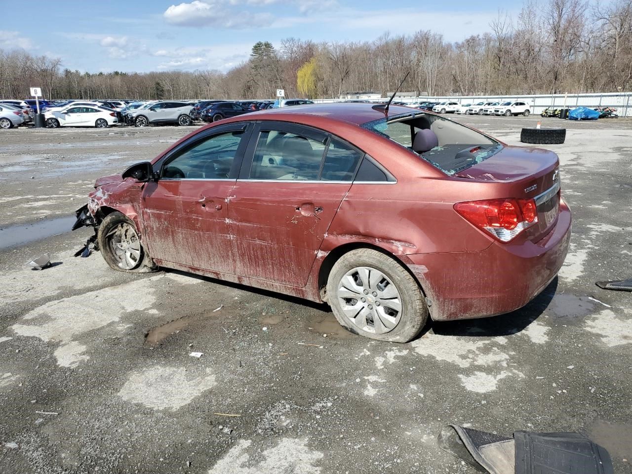 Passenger Front Door VIN P 4th Digit Limited Fits 12-16 CRUZE 424766