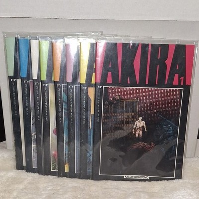 Lot of 8 Akira Vol. 1-8 Epic Comics Manga by Katsuhiro Otomo Softcover English