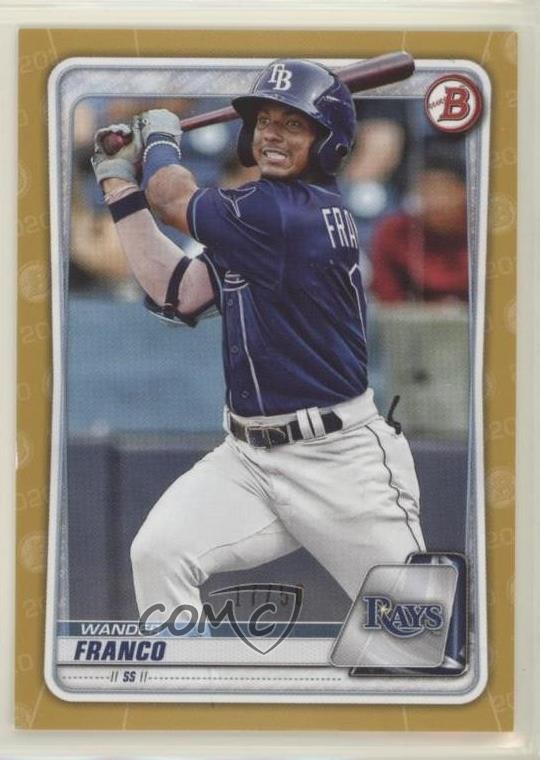 2020 Bowman Prospects Gold 17/50 Wander Franco #BP-1 7fz
