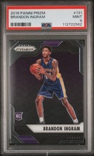 2016-17 Panini Prizm Brandon Ingram RC Rookie #131 Lakers PSA 9