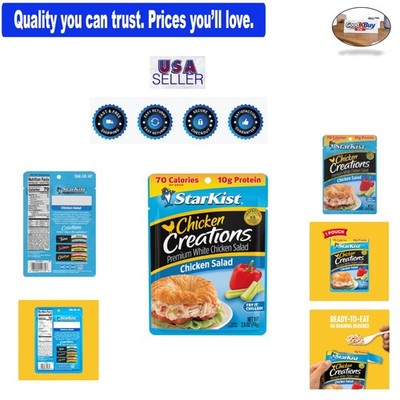 Chicken Creations Chicken Salad Pouch 2.6oz Gluten Free Protein Snack