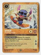 Stitch - Carefree Snowboarder 42 Disney Lorcana Promo Cards Lorcana Holo NM