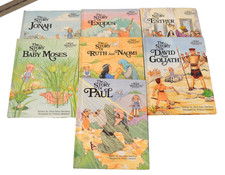 ALICE IN BIBLELAND Book HB Lot 7 Alicia Joyce Davidson Moses Esther Paul Jonah
