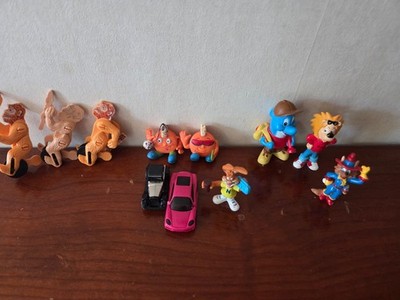 Konvolut 11 Werbefiguren Kinder, Nesquik, Auchan, Danone Vintage