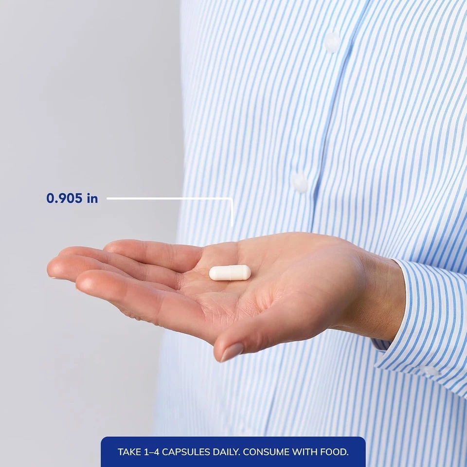 Suplemento de magnesio puro, alivio del estrés sueño, nervio cardíaco, salud muscular - 90 piezas Foto 4 de 4