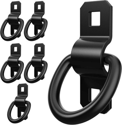 6 PCS 3/8'' Heavy Duty D Rings Tie down Anchors for Trailer Truck Cargo D-Rings D