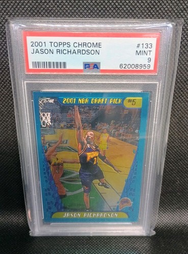 2001 Topps Chrome Jason Richardson #133 card