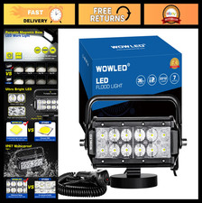 36W LED Work Light with Magnetic Base - Portable Flood Light for Car, SUV, Truck