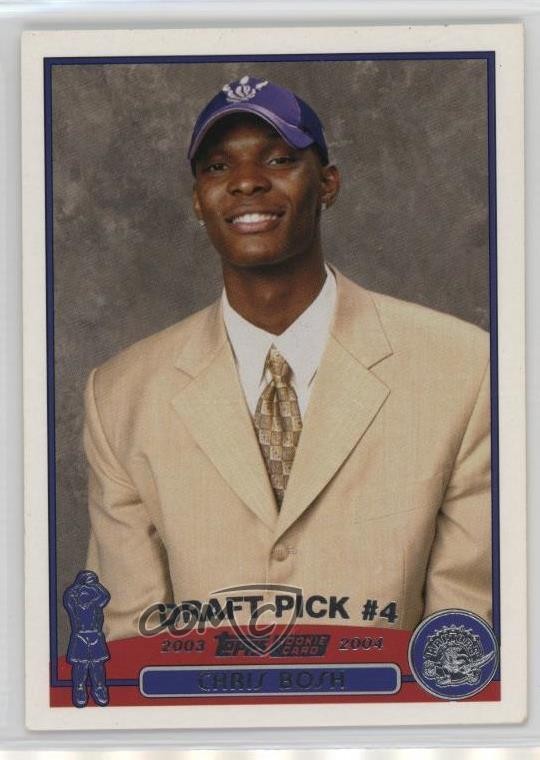 2003-04 Topps Draft Pick Chris Bosh #224 HOF 0d1a