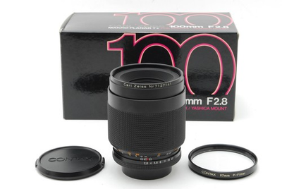 #ad Almost Unused Contax Carl Zeiss Makro Planar T* 100mm f 2.8 AEG Lens C Y JAPAN $399.99