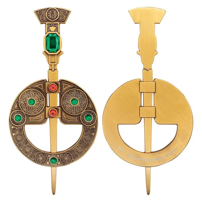 Broche de Renfri The Witcher réplique officielle bijoux de collection médiéval FaNaTtik 2019