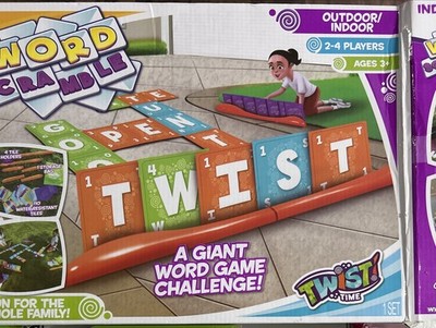Word Scramble Tiles (Waterproof) Game NEW But Open Box Ages 3+