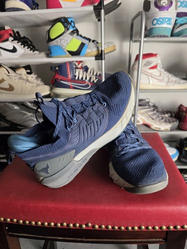 Under Armour HOVR Project Rock 3 Training Shoes Blue 3023004-400 Men Size 11.5