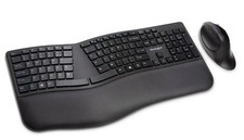Kensington Pro Fit Ergo Wireless Keyboard and Mouse - US English Layout - Black