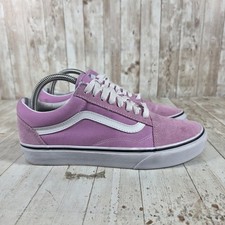 Vans Old Skool Orchid Purple Suede Canvas Low Top Sneakers Womens 9 Mens 7.5