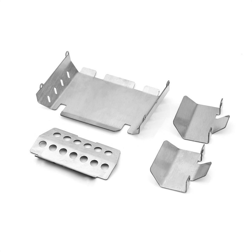 Chassis Armor Protector Skid Plate Kit for 1/10 FMS FCX10 RC Car