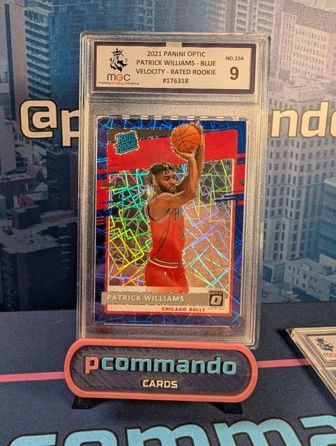 2021 Optic Patrick Williams Blue Velocity Rated Rookie Graded MGC 9