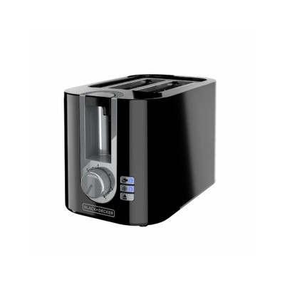 Black & Decker TR0025B Toaster, 2-Slice, Black - Quantity 1