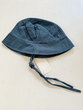 NWT PL Baby Summer Bucket Hat 12 Months 100 Chin Tie Cotton