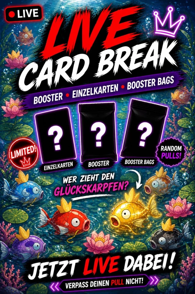TCG Mix - Einzelkarten, Booster / Bundles und Vieles mehr BOXBREAK STREAM