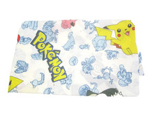 Vintage 2001 Pokemon Pikachu Twin Bed Sheet Fitted Nintendo Fabric