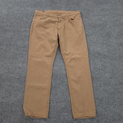 Peter Millar Pants Mens 38x30 Brown Crown Crafted Wayfare Stretch 5 Pocket Chino