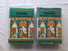 Espana Un Enigma Historico 2 Tomos (2 VOLUMES) Sanchez-Albornoz Edhasa 1977/1973