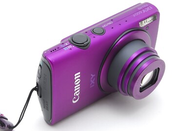 Near MINT ]Canon IXY 600F PowerShot ELPH 310 Purple Digital 12.1MP