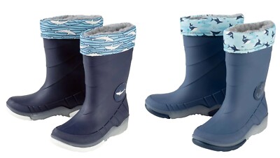 Jungen Gummistiefel gefüttert Blinker 25 26 27 28 29 Regenstiefel