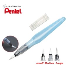  Pentel Art Aquash Water Brush self-wetting brushes Size Select         