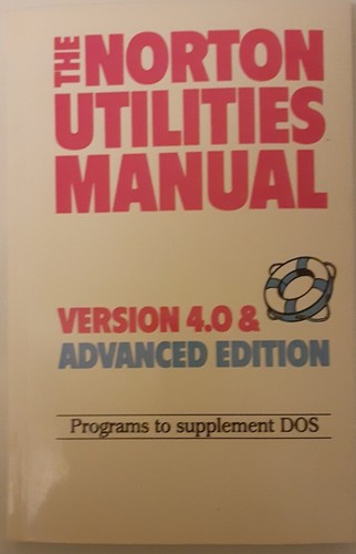Norton Utilities Manual version 4.0 from 1987 - Picture 1 of 2