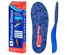 Powerstep Pinnacle Plus (All Sizes) Orthotic Arch Support with Met Pad Insole