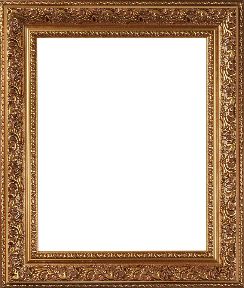 Marco de fotos ornamentado dorado de 3-1/2" 11x14 12x18 16x20 24x36 30x40 36x36 + 3348-A897 Foto 3 de 4
