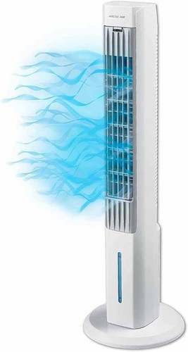 Maxx Chill Arctic Air Tower Fan Bladeless Oscillating Standing Fan- New - Picture 2 of 3