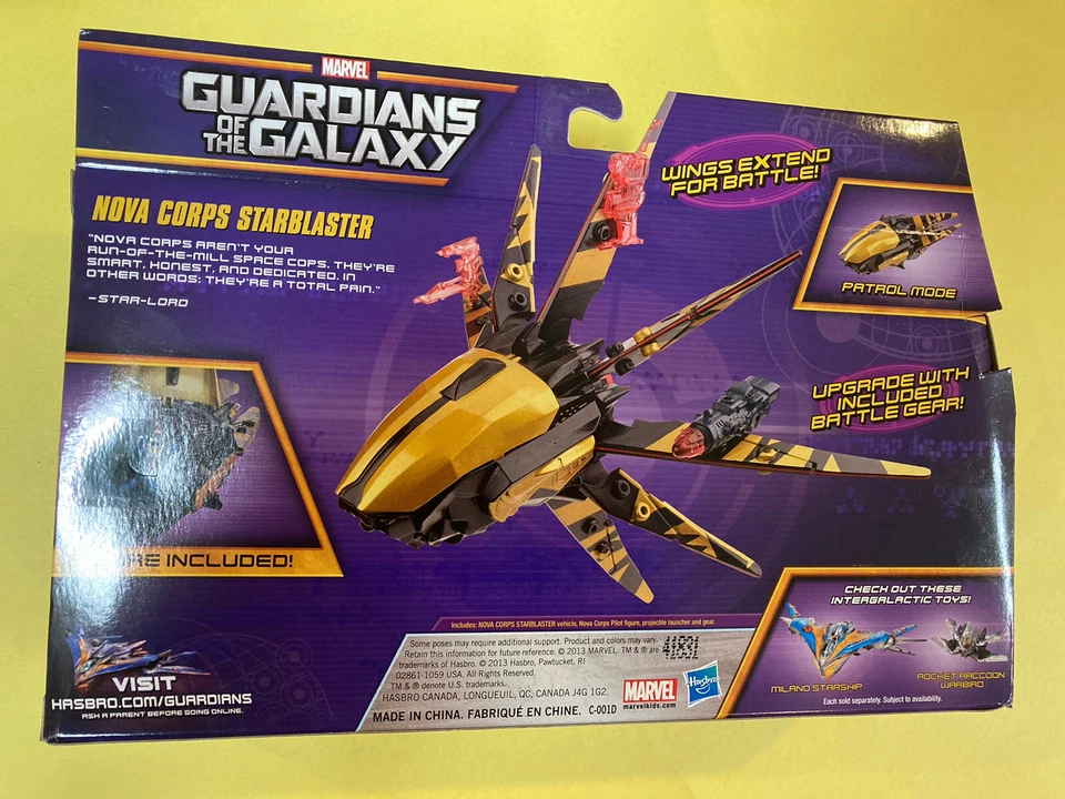 Marvel Guardianes de la Galaxia Nova Corps Starblaster Hasbro 2013 Nuevo en caja Vengadores Foto 2 de 4