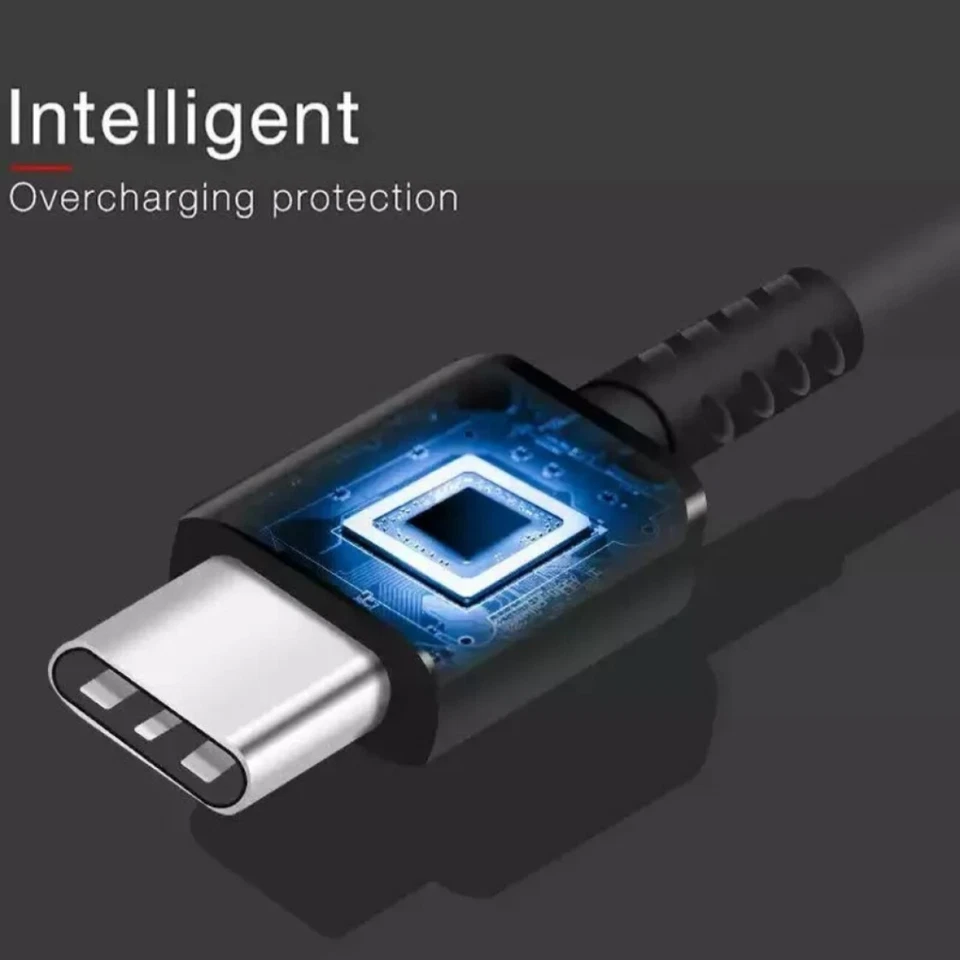 Paquete de 3 cables de carga rápida USB tipo C para Samsung Galaxy S8 S9 S10 S20 - Image 4 of 4