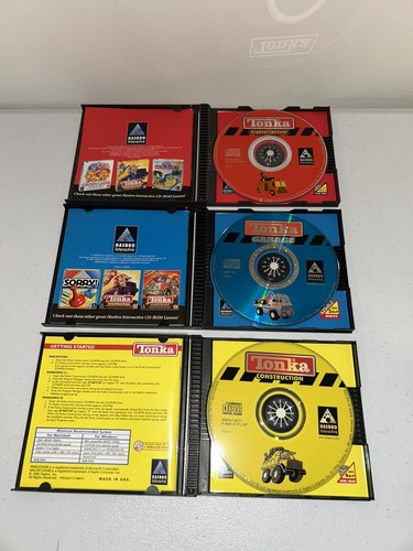 Tonka Lot Of 3 Interactive Cd Rom Pc Games, Construction, Search Rescue, Garage - Picture 5 of 6