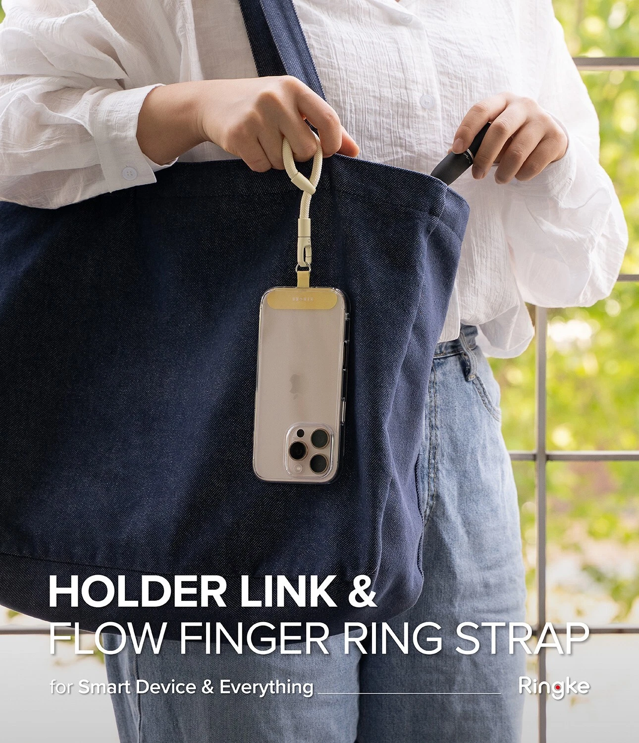[Adjustable] Finger Ring Strap | Holder Link Flow
