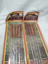 Vintage NOS Barbecue Skewers Revco Set of 8
