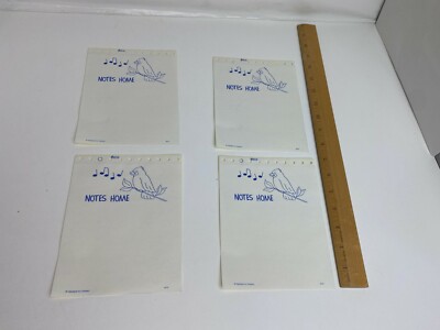 Highlights for Children Blue Bird Dot Matrix Carbon Copy Paper Notes Home Music