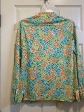 Vintage James Kenrob Woman's Open Front Cardigan Button Sleeves - Size 14