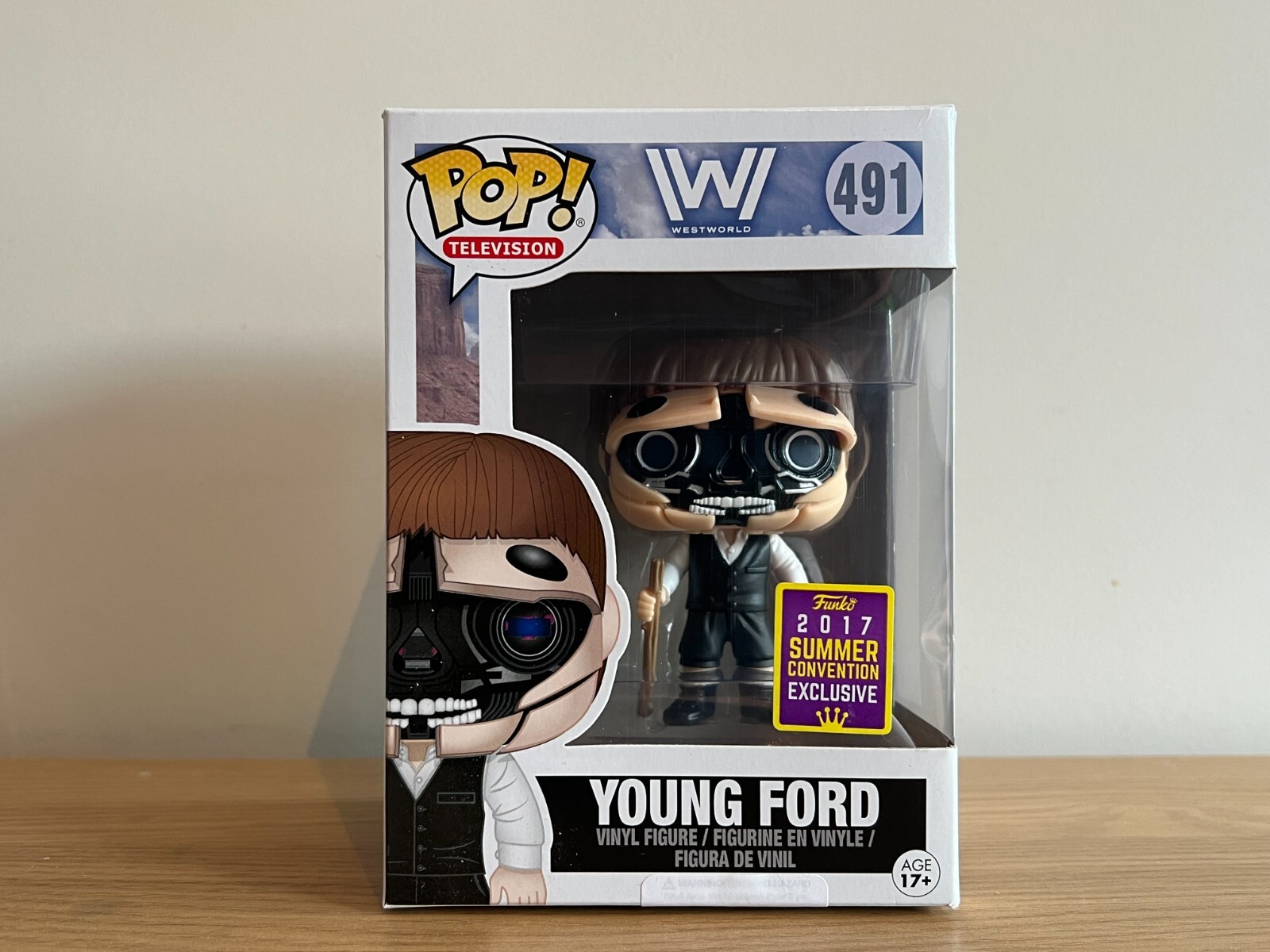 Vinilo Funko Pop - Televisión - Westworld - Young Ford - #491 - Sdcc 2017