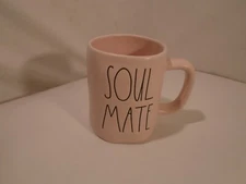 Rae Dunn  "Soul Mate" Pink Mug Artisan Collection By Magenta