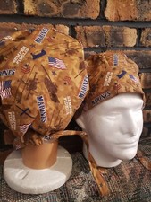 UNITED STATES MARINE CORPS HANDMADE SURGICAL SCRUB CAPS