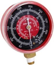 ROBINAIR 11795 Pressure Gauge high side red R22/R134A universal psi bar 9480 02G